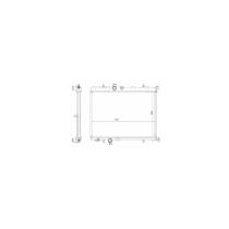 Radiador 206 1999 a 2009 Notus NT-7140.116 Radiador 206 1999 a 2009 Notus NT-7140.116