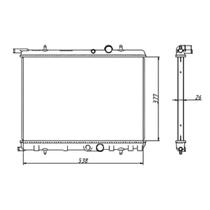 Radiador - 207 2008 A 2010 / C4 2008 A 2011 - Rmm1009Hpe Radiador - 207 2008 A 2010 / C4 2008 A 2011 - Rmm1009Hpe