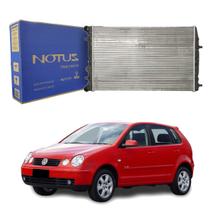 Radiador agua notus volkswagen polo 1.0 com ar 1.6 com ar 2002 a 2005