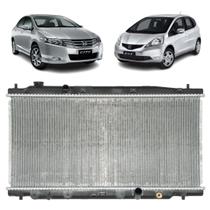 Radiador Arrefecimento de Motor Carro Honda City Fit 09 a 14