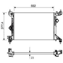 Radiador Chevrolet Sonic 2012 a 2015 NOTUS NT-20011.523