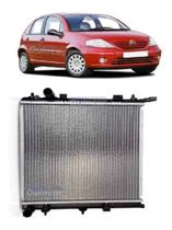 Radiador de agua citroen c3 1.4/1.6 8/16v 2006 em diante