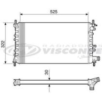 Radiador De Água Escort Logus Pointer Rv2275 Visconde