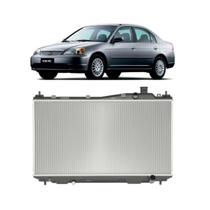 Radiador de Água Honda Civic 1.7 2001 2002 2003 2004 2005 - Cambio Manual