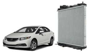 Radiador de Água para Honda Civic 1.8 16V 2012-2016 - Barra Parts - 19010R1CN51