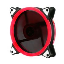 Radiador de CPU RGB DC12V LED Carregamento de cor Mute Cooling Fan para chassi PC Case - Vermelho