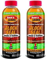 Radiador de entrada de cobre líquido Block Seal Stop Leak 530mLx2 Radiador de entrada de cobre líquido Block Seal Stop Leak 530mLx2