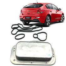 Radiador de oleo motor gm cruze tracker sonic 1.6 1.8 16v 2011 á 2016 s/suporte filtro oleo motor