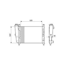 Radiador Fiat Uno / Elba / Premio / Fiorino 1.5 1987 a 1993