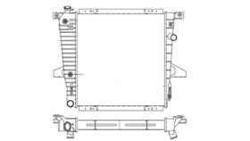 Radiador ford explorer ranger 4.0 com e sem ar 1995 a 1997