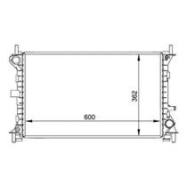 Radiador Ford Focus 1.8 / 2.0 16v 2001 a 2009 Manual Com Ar