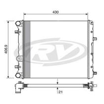 Radiador Fox 2006 a 2021 Visconde 12527