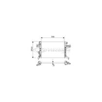 Radiador Gm Chevrolet Agile 1.4 Flex 2009 Em Diante Manual C Radiador Gm Chevrolet Agile 1.4 Flex 2009 Em Diante Manual C