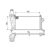 Radiador Gm Chevrolet Celta 1.0 / 1.4 Com Ar 2000 a 2006 Radiador Gm Chevrolet Celta 1.0 / 1.4 Com Ar 2000 a 2006