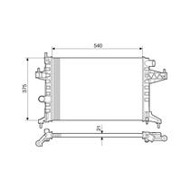 Radiador Gm Chevrolet Corsa 2003 Em Diante / Montana 2002 a Radiador Gm Chevrolet Corsa 2003 Em Diante / Montana 2002 a
