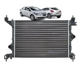 Radiador Gm Onix Cobalt Prisma 2012 2013 2014 Com Ar Manual