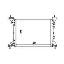 Radiador Grand Siena 2012 a 2021 Magneti Marelli RMM1047RFT