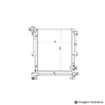 Radiador L200 Triton 3.2 TD ( 07 &gt ) com / sem Ar / Manual / Aluminio Brasado