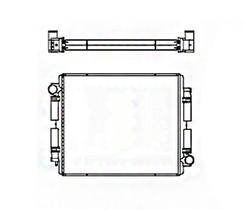 Radiador mb o-500 onibus manual 2010 2011 2012 a 2017 notus