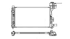 Radiador mercedes benz classe a 160 1999 2000 a 2005 notus