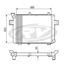 Radiador Pampa 1982 a 1989 Visconde 12280