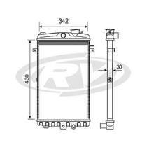 Radiador Passat 1980 a 1986 Visconde 12250