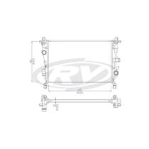 Radiador Renegade 2015 a 2021 Visconde 12548