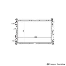 Radiador Tempra 2.0 SW ( Todos ) / Tipo 2.0 / 1.6 ( Rv12219 ) ( 93 - 97 ) Unificado com / sem Ar / Manual / Aluminio Mecanico - NOTUS