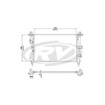 Radiador Toro 2016 a 2019 Visconde 12547