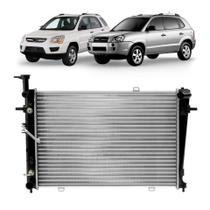 Radiador Tucson 2.7 Sportage 2.0 Gasolina 2005 2006 2007 08