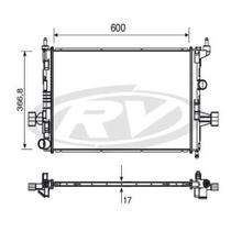 Radiador Vectra 2010 a 2011 Visconde 12246