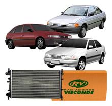 Radiador Visconde Vw Escort Logus Pointer Sem Ar