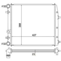 Radiador Volkswagen Fox 2003 a 2005 NOTUS NT-5182.523