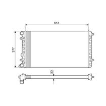 Radiador Vw Volkswagen New Beetle 1.8t / 2.0i Com Ar 1998 a Radiador Vw Volkswagen New Beetle 1.8t / 2.0i Com Ar 1998 a