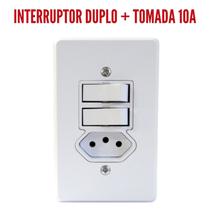 Radial Linha Gelo Tomada ou Interruptor 4x2 10A/20A Apagador Radial Linha Gelo Tomada ou Interruptor 4x2 10A/20A Apagador