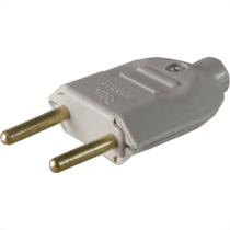 Radial Pino Macho 2P 10A Cinza - Kit C/10 Pc