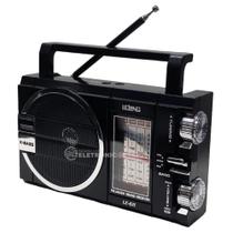 Radinho Portátil Modelo Antigo Análogico Para Idoso Am Fm Sw Com Entrada Auxiliar LE611