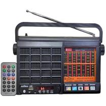 Rádio 7 Faixas - Bluetooth- Cartão Micro Sd- Usb E Controle