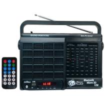Rádio 7 Faixas / Bluetooth/ Cartão micro SD/ USB e Controle Remoto/Motobras