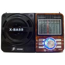 Rádio 9 Faixas Estilo Retrô Fsound Marrom Am Fm Usb Bivolt Rádio 9 Faixas Estilo Retrô Fsound Marrom Am Fm Usb Bivolt