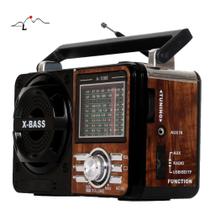 Rádio A Pilha E Tomada Bluetooth Lanterna Am Fm Sw Pendrive Com Sd Radinho Usb Radio Am Fm Bivolt