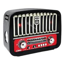 Rádio AM e FM Modelo Retrô Antigo 110/220V Pilha Bateria