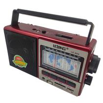 Rádio Am/Fm 11 Bandas Pendrive Cartão De Memória Le-604