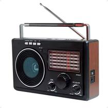 Rádio Am Fm Antigo Longo Alcance Para Zona Rural 11 Bandas Bluetooth Usb Sd Made in Vale