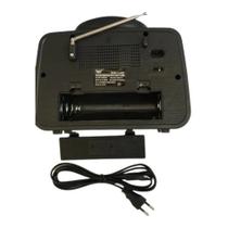 Radio am fm bluetooth usb e cartão de memória automex ad3199