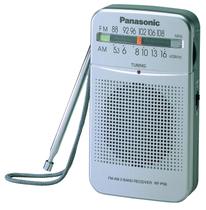 Rádio AM/FM de Bolso Panasonic RF-P50D - Prata