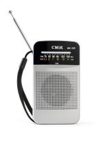 Rádio AM/FM de bolso portátil recarregável ou pilha MK-305 TG Rádio AM/FM de bolso portátil recarregável ou pilha MK-305 TG