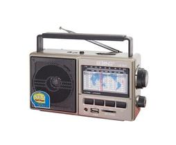 Radio am/fm lelong le-604 usb/sd recarregavel