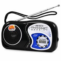 Rádio AM FM Portatil de Bolso Com Relógio Digital Antena Qualidade Premium - Envio Rápido Rádio AM FM Portatil de Bolso Com Relógio Digital Antena Qualidade Premium - Envio Rápido