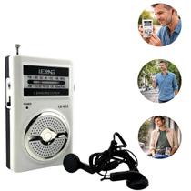 Rádio AM FM Portátil Pequeno com Fone Ouvido Prático Presente Dia dos Pais Rádio AM FM Portátil Pequeno com Fone Ouvido Prático Presente Dia dos Pais